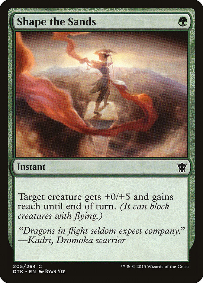Dale forma a las arenas [Dragones de Tarkir] 