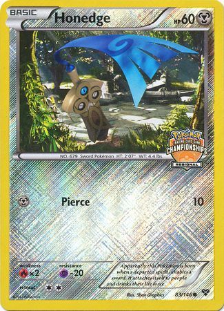 Honedge (83/146) (Promoción del campeonato regional) [XY: Conjunto básico] 