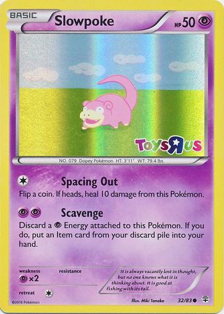 Slowpoke (32/83) (Promoción de Toys R Us) [XY: Generaciones] 