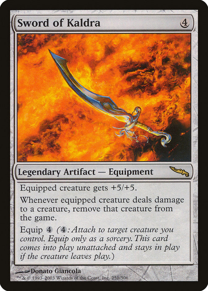 Espada de Kaldra [Mirrodin] 