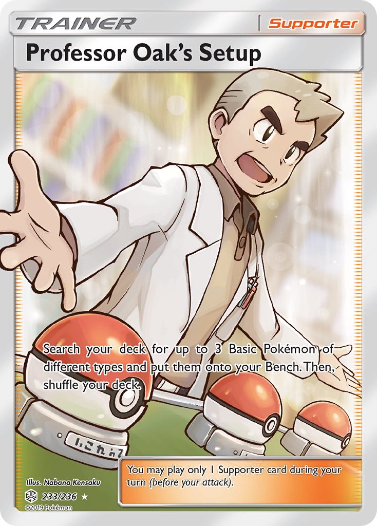 Configuración del profesor Oak (233/236) [Sol y Luna: Eclipse cósmico] 