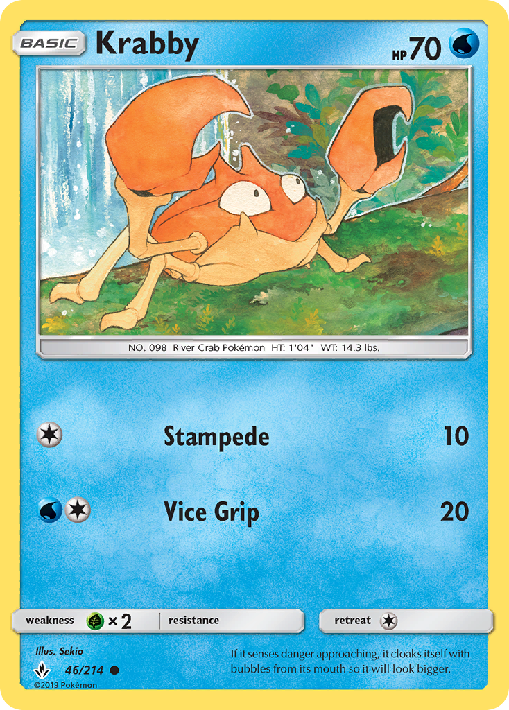 Krabby (46/214) [Sol y Luna: Vínculos inquebrantables] 