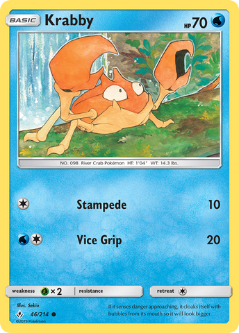 Krabby (46/214) [Sol y Luna: Vínculos inquebrantables] 