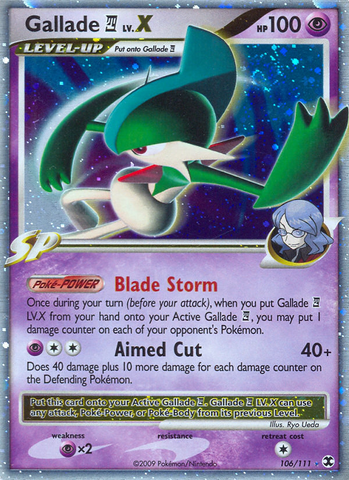 Gallade LV.X (106/111) [Platino: Rivales en ascenso] 