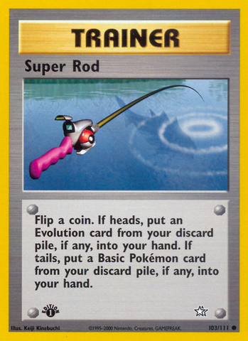 Super Rod (103/111) [Neo Génesis 1.ª edición] 