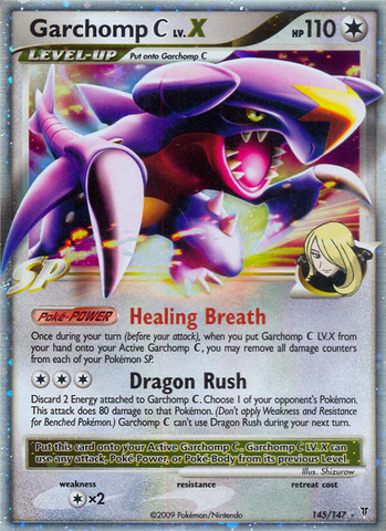 Garchomp C LV.X (145/147) [Platino: Vencedores Supremos] 
