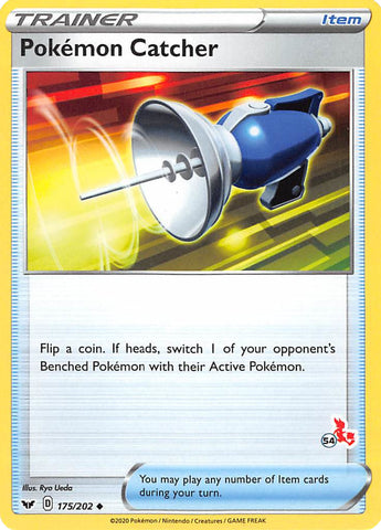 Pokemon Catcher (175/202) (Sello de Cinderace n.° 54) [Battle Academy 2022] 