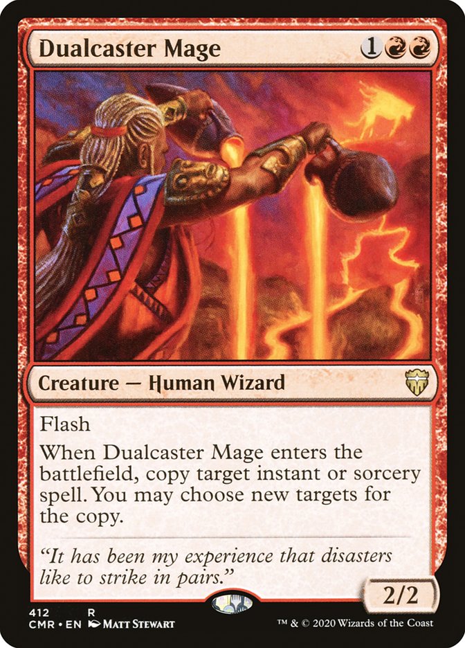 Mago de doble lanzador [Commander Legends] 