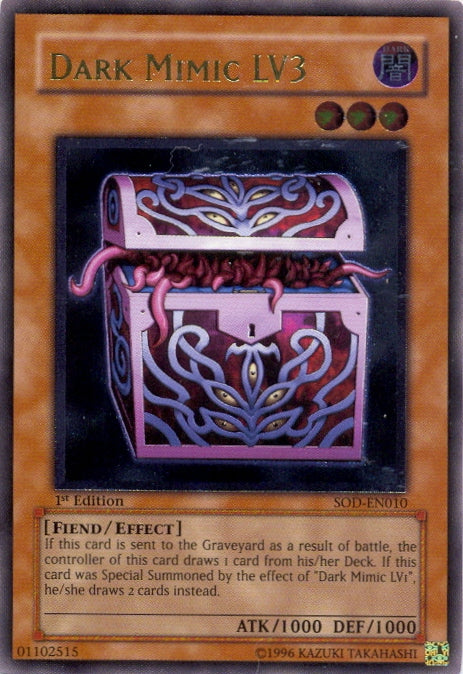 Mimic oscuro LV3 [SOD-EN010] Último Raro 
