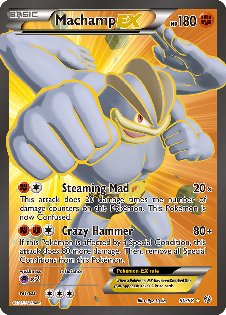 Machamp EX (90/98) [XY: Orígenes antiguos] 