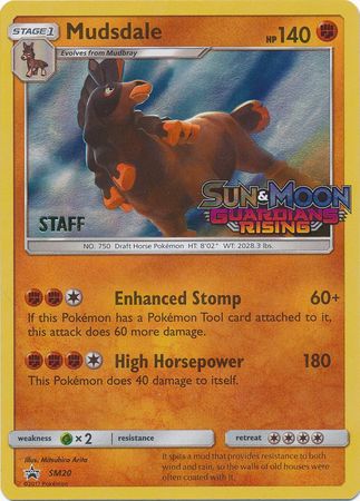 Mudsdale (SM20) (Promoción de presentación del personal) [Sol y luna: Promociones de Black Star] 