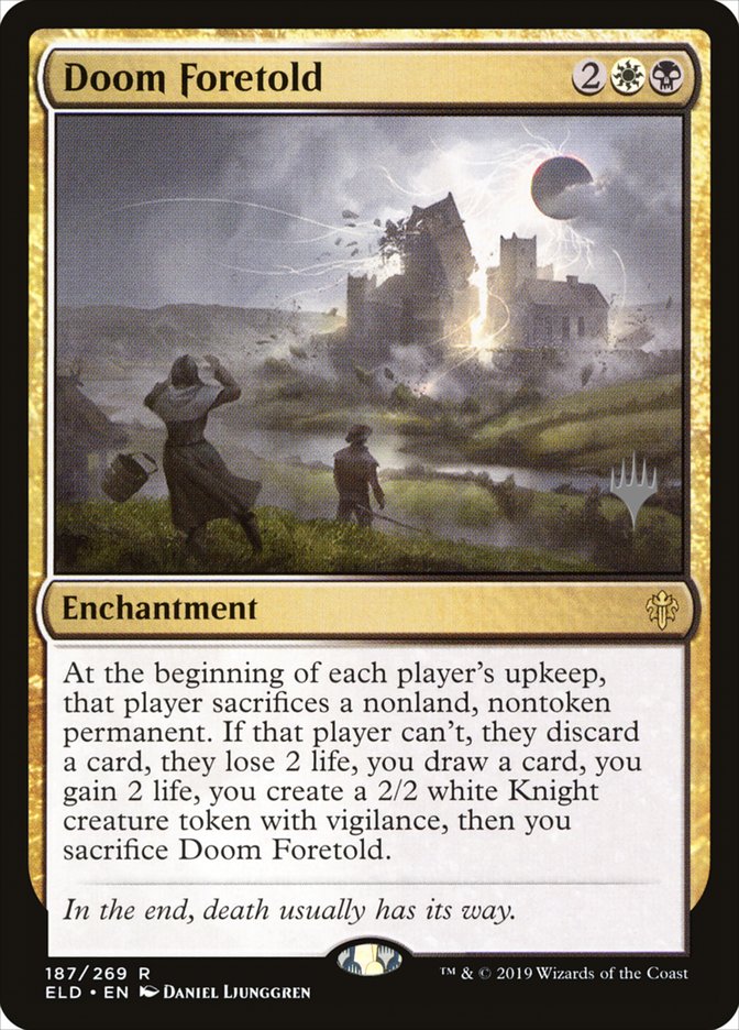 Doom Foretold (Paquete promocional) [Promociones del trono de Eldraine] 
