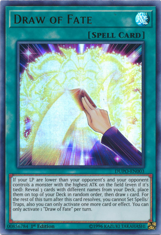 Sorteo del Destino [DUPO-EN003] Ultra Raro 