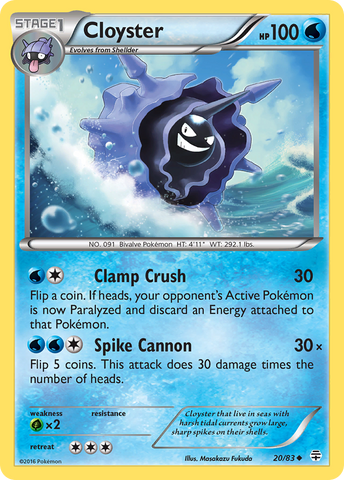 Cloyster (20/83) [XY: Generaciones] 