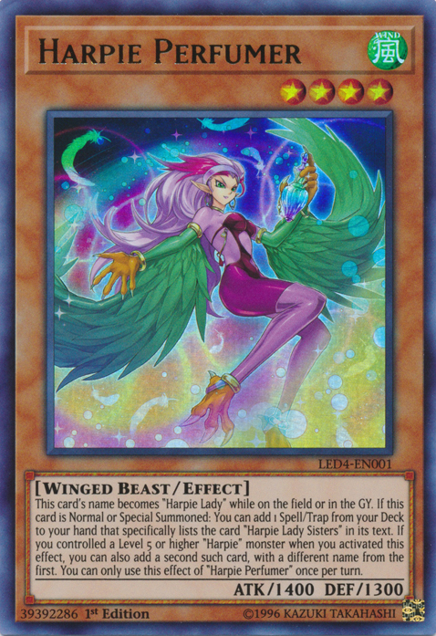 Perfumista Harpie [LED4-EN001] Ultra raro 