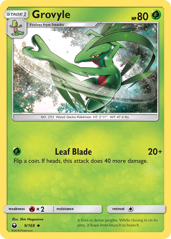 Grovyle (9/168) [Sol y Luna: Tormenta Celestial] 