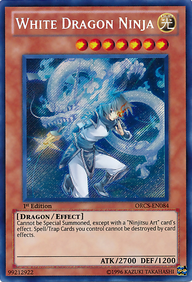 Dragón Blanco Ninja [ORCS-EN084] Secreto Raro 