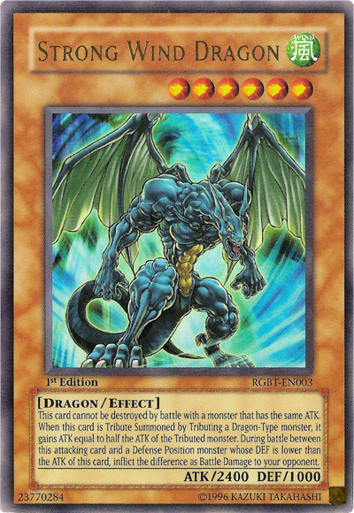 Dragón de viento fuerte [RGBT-EN003] Ultra raro 