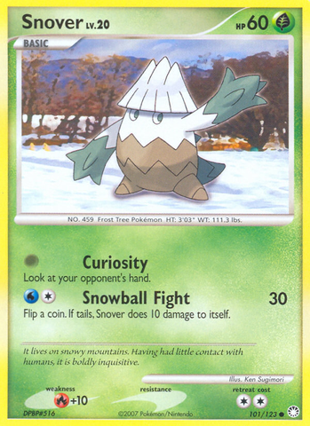 Snover (101/123) [Diamante y perla: tesoros misteriosos] 
