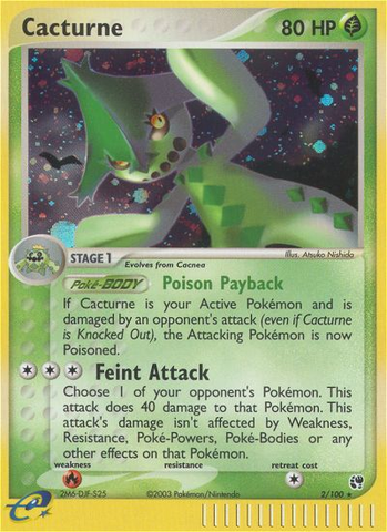 Cacturne (2/100) [EX: Tormenta de arena] 