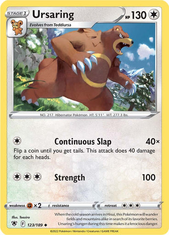 Ursaring (123/189) [Espada y escudo: Resplandor astral] 