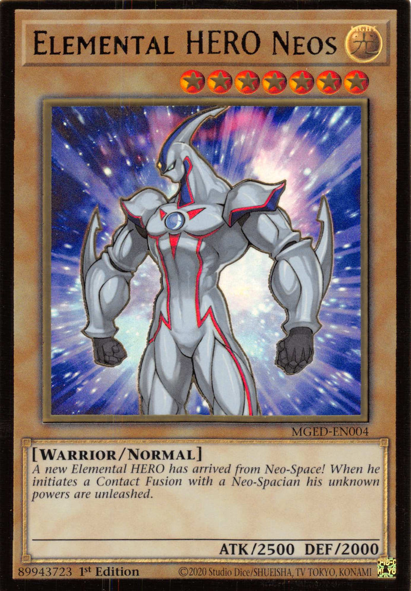 Elemental HERO Neos [MGED-EN004] Oro Raro 