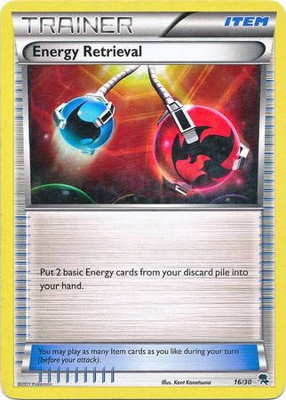 Recuperación de energía (16/30) [Blanco y negro: Kit de entrenamiento - Zoroark] 
