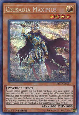 Cruzadia Maximus [MP19-EN081] Secreto Prismático Raro 