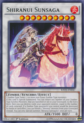 Shiranui Sunsaga [RATE-EN047] Raro 