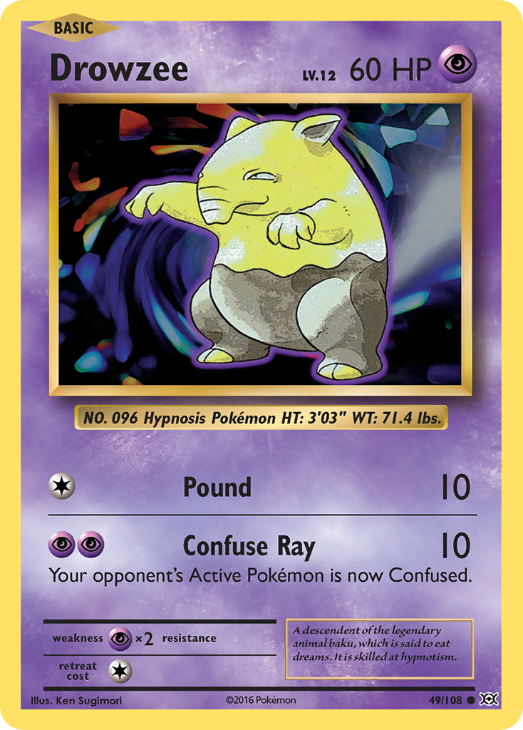 Drowzee (49/108) [XY: Evoluciones] 