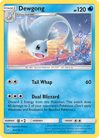 Dewgong (45/214) [Sol y Luna: Vínculos inquebrantables] 