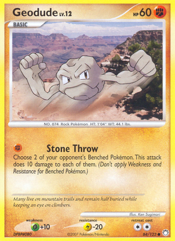Geodude (84/123) [Diamante y perla: tesoros misteriosos] 