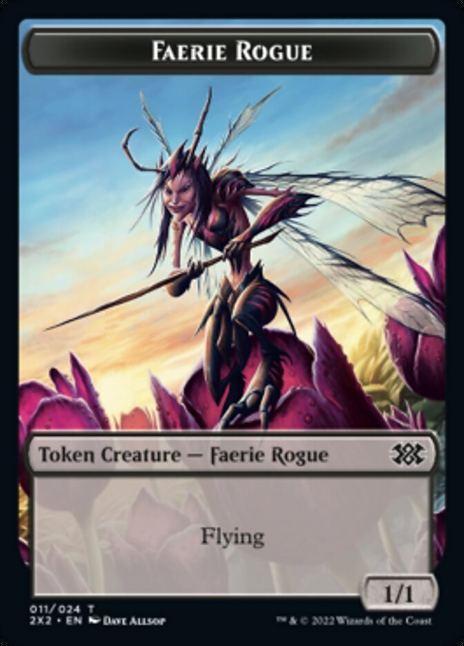 Faerie Rogue // Ficha de vampiro de doble cara [Fichas Double Masters 2022] 