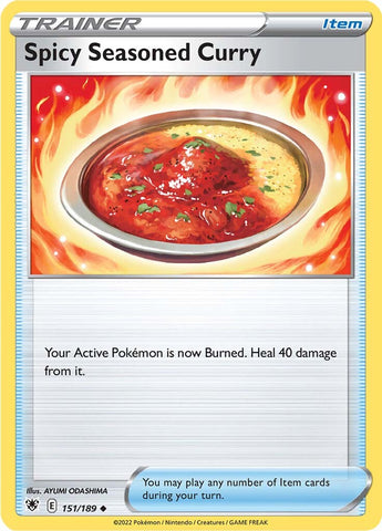 Curry sazonado picante (151/189) [Espada y escudo: Resplandor astral] 
