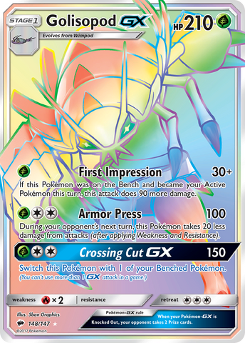 Golisopod GX (148/147) [Sol y Luna: Sombras ardientes] 