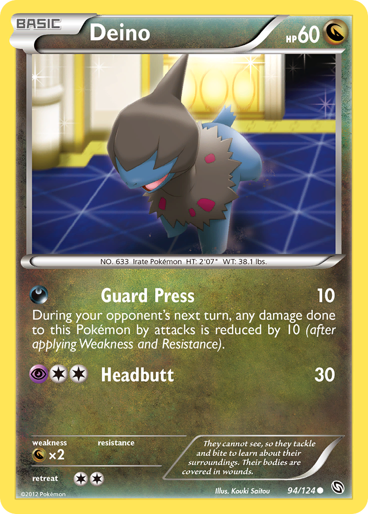 Deino (94/124) [Blanco y negro: Dragones exaltados] 