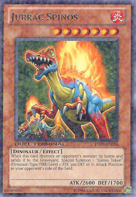 Jurrac Spinos [DT03-EN016] Raro 