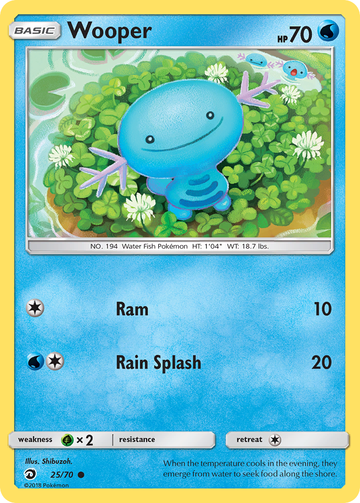 Wooper (25/70) [Sol y Luna: Majestad del Dragón] 