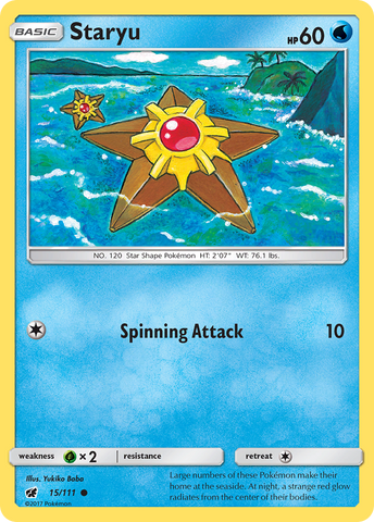 Staryu (15/111) [Sol y Luna: Invasión Carmesí] 