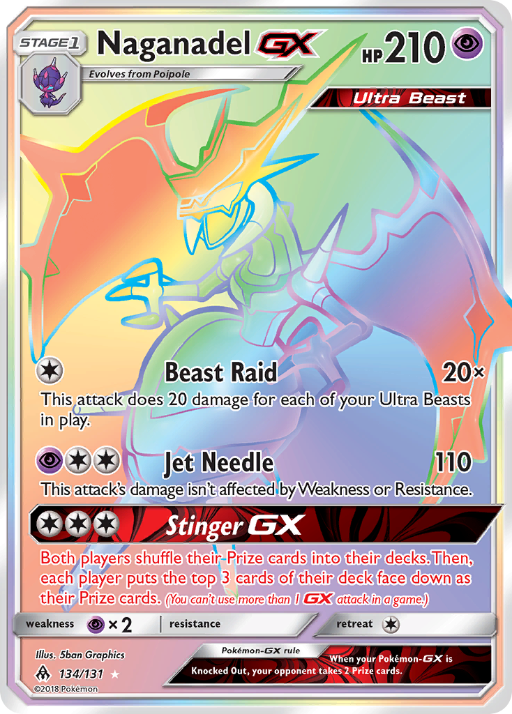 Naganadel GX (134/131) [Sol y Luna: Luz Prohibida] 
