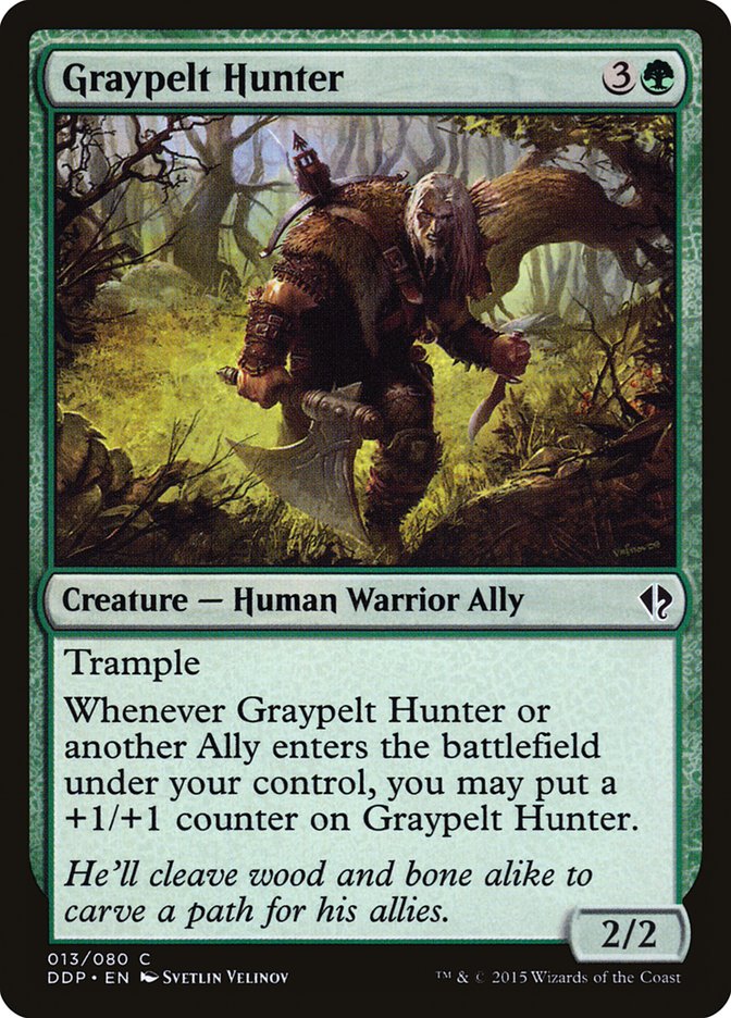 Cazador de Pelaje Gris [Mazos de duelo: Zendikar contra Eldrazi] 