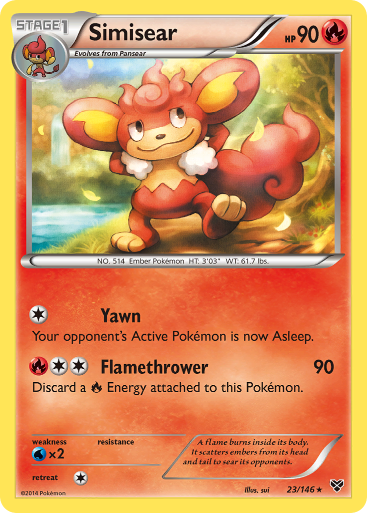 Simisear (23/146) [XY: Conjunto básico] 