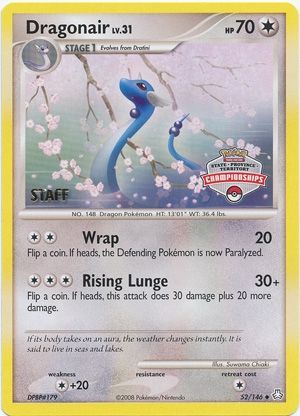 Dragonair (52/146) (Personal del campeonato del territorio de la provincia estatal) [Diamond &amp; Pearl: Legends Awakened] 