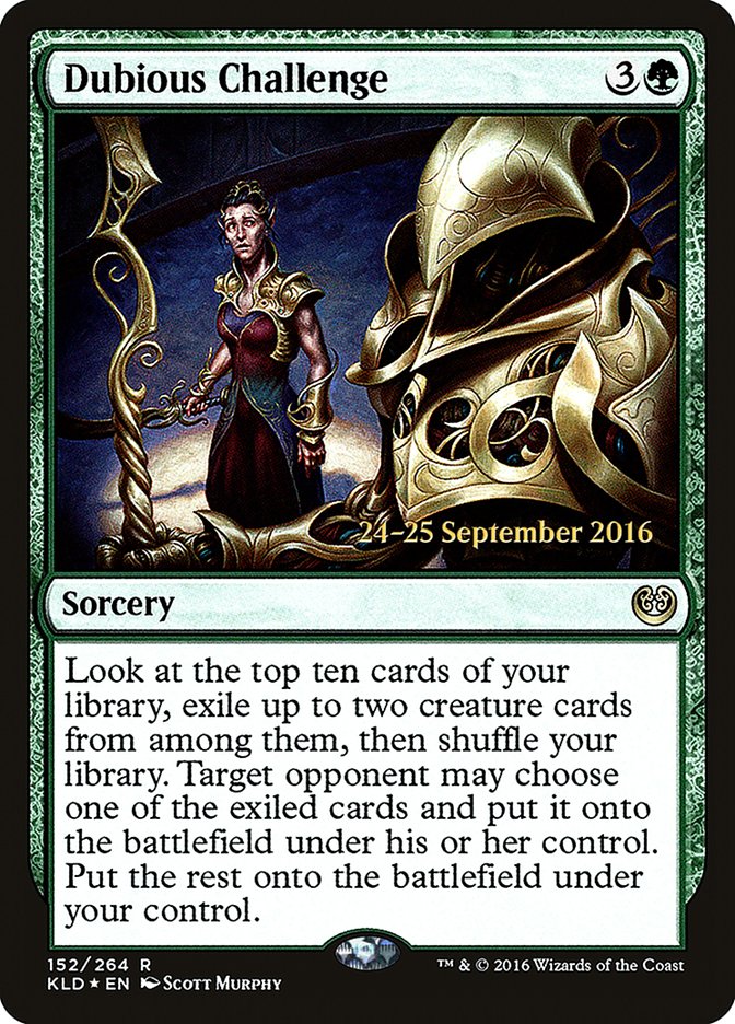 Desafío dudoso [Promociones de presentación de Kaladesh] 