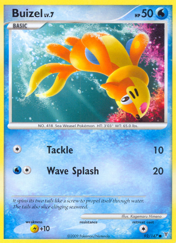 Buizel (92/147) [Platino: Vencedores Supremos] 