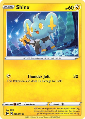 Shinx (040/159) (40) [Espada y escudo: Crown Zenith] 