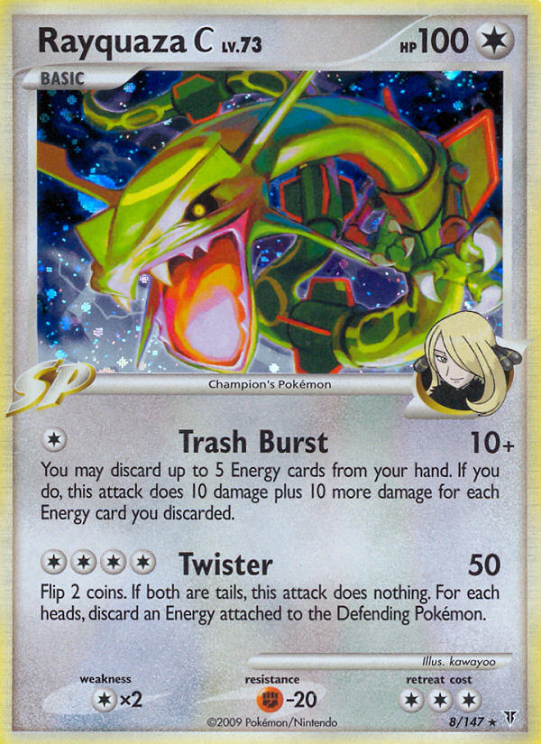 Rayquaza C (8/147) [Platino: Vencedores Supremos] 