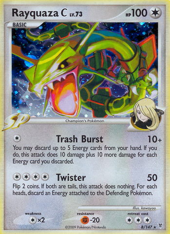 Rayquaza C (8/147) [Platino: Vencedores Supremos] 