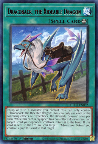 Dracoback, el dragón que se puede montar [GRCR-EN032] Raro 