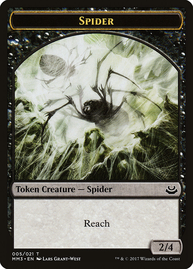 Ficha Araña [Fichas Modern Masters 2017] 